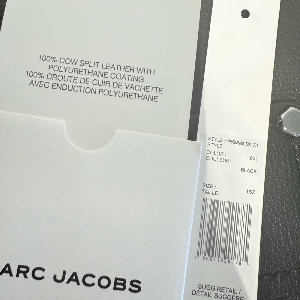 NWT Marc Jacobs Wink Small Crossbody - black - Picture 7 of 8